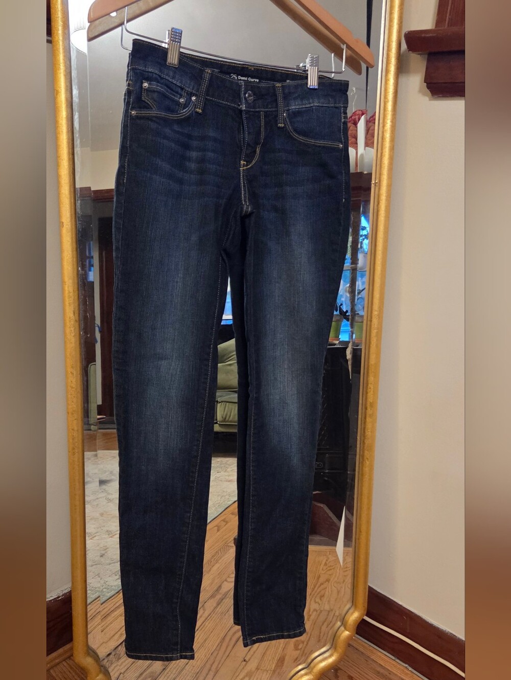 Women's Levi's Jeans Mis Rise Skinny Demi Curve 25 Waist